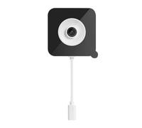 HELEVIA Caméra de sécurité de Fenêtre, 3MP 2.4G 5G WiFi Détection de Mouvement Caméra Intérieure Intelligente de Conversation Bidirectionnelle avec Application, pour Aquarium de
