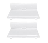 HELEVIA Étagère Flottante en Acrylique, Support Mural avec Installation Facile pour Haut-Parleur, Moniteur, Jardinières, Décoration de Salon