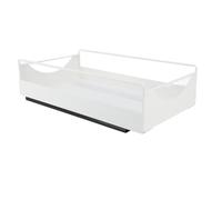 HELEVIA Organisateur D'armoire Extractible, étagère Coulissante Lisse en Acier au Carbone pour Cuisine, Garde-Manger, Salle de Bain, Bureau (Moyen)
