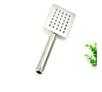 HELEVIA Pommeau de Douche à Main Haute Pression G1/2 en Acier Inoxydable | Acier Inoxydable, Plastique, Filetage G1/2, Eau Dure, Salle de Bain Domestique, Noyau de Valve en Céramique, Accessoires de
