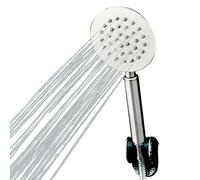 HELEVIA Pommeau de Douche à Main Haute Pression G1/2 en Acier Inoxydable | Acier Inoxydable, Plastique, Filetage G1/2, Eau Dure, Salle de Bain Domestique, Noyau de Valve en Céramique, Accessoires de