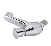 HELEVIA Robinet temporisé, Robinet de Lavabo Froid Simple en Cuivre G1/2 | Cuivre galvanisé, Connexion Filetée G1/2, Certification WaterSense, Robinet D'eau pour Cuisine, Salle de Bain, Hôtels