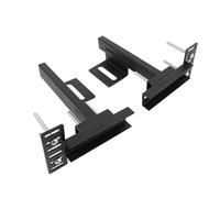HELEVIA Supports de Tête de Lit Réglables, Kit avec Supports D'extension pour Cadre de Lit en Métal, Convient aux Lits Simples, Doubles, Queen Size, Matériel en Acier Inclus