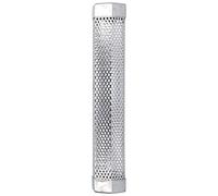 HELEVIA Tube de Fumeur, Tuyau de Fumage Hexagonal en Acier Inoxydable 304 pour Fumer à Froid et à Chaud sur un Gril à Charbon de Bois (Longueur 30,6 cm * Hauteur 5 cm [Choix de commande)