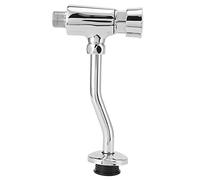 HELEVIA Valve de Chasse D'urinoir, Ensemble de Presse Manuelle Murale G1/2 | Corps en Cuivre, Finition Chromée, Délai de 3 à 6 Secondes, Utilisation dans les Toilettes de Salle de Bain, Connexion