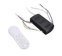 HELEVIA Ventilateur de Plafond Kit de Télécommande de Lumière, 6 Éclairage Réglable de la Vitesse de Vitesse 2h Timer 4H Timer Universal Ventilateur de Plafond Télécommande