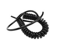 Hélice à ressort, 2 à 8 cœurs, 1.5 5m, Câble d'extension de cordon d'alimentation en s(Stretch 1.2m,3 Core 24AWG)