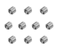 Helicoil Lot de 10 inserts filetés M14 x 2 x 1,5D - Insert fileté Helicoil - Adaptateur de réparation - Accessoires de réparation de filetage en acier inoxydable