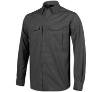 Helikon Defender Mk2 Homme Manche Longue Chamise Militaire Police Sécurité Noir