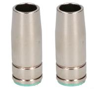 Helilyco 2 embouts coniques | Pour MIG pour soudeur MB25, pour diffuseur de gaz style binzel, 22 mm, diamètre extérieur 15 mm, longueur 57 mm