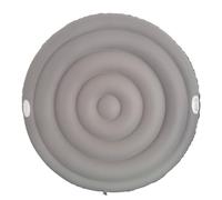 Helilyco Bâche de piscine gonflable pour piscine ronde en PVC étanche à la poussière pour couvercle de protection, facile à installer, bonnet gris 165 cm