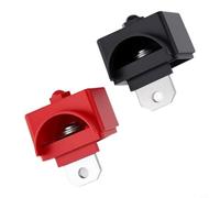 Helilyco Bloc de jonction solaire M8 300 A et pour stockage de batterie | PA66 difficilement inflammable, fixation à vis, 600 V, housse de protection, applications solaires EV marines