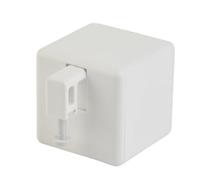 Helilyco Bouton poussoir domotique, télécommande WiFi avec application et commande vocale, réglable de 0 à 8 mm, compatible avec les ventilateurs et appareils d'éclairage, pour hub inclus (blanc/noir)