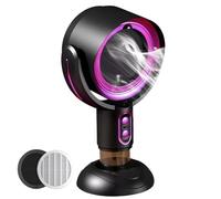 Helilyco Bureau portable pour hotte aspirante, ventilateur extracteur USB 8 W avec 2 vitesses de cuisine, élimination de la fumée, pour purificateur de vapeur d'huile compact pour barbecue domestique