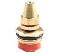 Helilyco Buse d'arrosage réglable en laiton de 30,5 cm pour tête de pulvérisation d'eau, interrupteur rotatif pour jardin, pelouse, refroidissement et irrigation