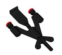 Helilyco Butée de porte de type Y - Verrou de sécurité portable antivol pour voyage, hôtel, maison et appartement, installation sans perçage, pour acier inoxydable, 80 mm