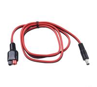 Helilyco Câble adaptateur solaire 1 m 14AWG DC 5,5 x 2,5 mm RV | 1 mètre de long, fil 14 AWG, DC 5,5 x 2,5 mm, convient aux connecteurs de poteau d'alimentation, prêt pour le solaire de