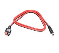Helilyco Câble d'extension solaire 14 AWG 1 m connecteur CC rouge noir | Courant nominal 30 A, capacité de puissance de 250 W, cuivre pur 14 AWG, convient aux poteaux d'alimentation de 30 A