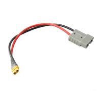 Helilyco Câble robuste MPPT 50 A pour connecteur xt60 10 AWG | 50 A 600 V, fil 10 AWG, longueur 30 cm, noyaux en cuivre étamé, transmission de puissance stable