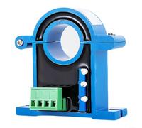Helilyco Capteur de courant en boucle ouverte 0-300 A AC/DC 4-20 mA Sortie | Boîtier en ABS, précision 0,2/0,5, mesure AC/DC, ouverture de 25 mm, contrôle CVC et éclairage, -10 à 70 °C