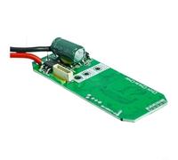 Helilyco Carte de commande compacte de 16,8 V pour perceuse électrique sans balais 500 W Module pilote batterie au lithium Outils ABS Contrôleur en métal Vert 6,6 x 2,5 x 1,2 cm pour accessoire de