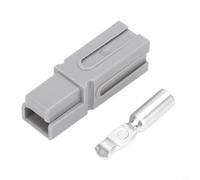Helilyco Connecteur unipolaire 120 A pour faisceau de câblage de batterie, borne de charge de chariot de golf (gris)