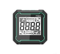 Helilyco Détecteur d'angle numérique niveau FY8821 FY8822 pour le travail du bois de construction avec base magnétique ABS noir rétroéclairé LCD Type-C Compteur de pente rechargeable (FY8821)