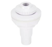 Helilyco Ensemble de montage de jet de retour de piscine hors sol avec joints à rotule oculaire adaptateur d'écrou SP1023 pièces de rechange Blanc