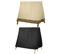 Helilyco for A Frame - Housse de protection pour balancelle d'extérieur, pour meubles de patio Oxford 210D robuste, protection contre la pluie et le soleil avec boucle, beige