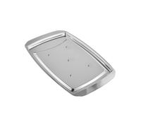 Helilyco Grille à rôtir à dinde en acier inoxydable avec clous à viande, pour volaille robuste, poulet et bœuf, même la cuisine en vacances, argenté