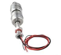 Helilyco Interrupteur à flotteur double boule en acier inoxydable | Détection du niveau d'eau de la piscine avec contrôle à deux niveaux, réversible NO/NC, câble de 40 cm, AC 12 V-220 V