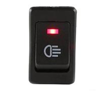 Helilyco Interrupteur de feu antibrouillard pour camion tout-terrain 12 V | Durabilité de qualité marine, boîtier étanche, résistant, convient aux bateaux et bateaux, alimentation 12 V