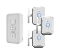 Helilyco Interrupteur mural sans fil avec télécommande - Rechargeable par USB - Pour bouton-poussoir automatique - Installation facile - Pas de câblage nécessaire - Pour la maison, la chambre à