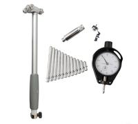 Helilyco Jauge d'alésage de cylindre 50-160 mm, 001 mm | Corps en alliage d'aluminium, 12 sondes interchangeables, précision de 0,01 mm, plage de 50 à 160 mm
