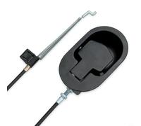 Helilyco Kit de poignée de déverrouillage pour canapé inclinable, câble de 6 mm d'épaisseur avec levier de traction en alliage d'aluminium, s'adapte à la plupart des marques de meubles, y compris