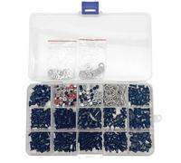 Helilyco Kit de vis RC 520 pièces, assortiment de fixations avec écrous, boulons, rondelles, buggy de voiture télécommandée pour modèle de camion, boîte de rangement organisée