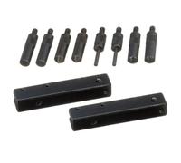 Helilyco Kit d'extension 4 points pour cadran et étrier numérique - Mesure de profondeur - Fixation en acier allié avec pinces et vis - Modèle 4100-0044