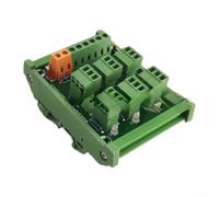 Helilyco KP-6L-Gther - Bornier à 3 fils à 6 canaux pour interrupteurs de proximité, indicateur LED compatible NPNPNP, câblage compact du capteur de connecteur en cuivre