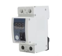Helilyco Limiteur de courant PA66 retardateur de flamme, écran LED 40 A | Plage précise de 2 à 40 A, moniteur LED en temps réel, sécurité à déconnexion automatique, utilisation en laboratoire et