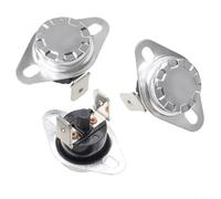 Helilyco Lot de 10 interrupteurs de contrôle de température KSD303 10 A 250 V Thermostat à réinitialisation manuelle 45 C-150 C normalement fermé ouvert pour appareil (150 ℃)