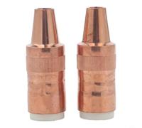 Helilyco Lot de 2 buses de gaz en cuivre NT-3800C pour Bernard pour centerfire MIG, 96,5 cm de série de pointes de soudage coniques