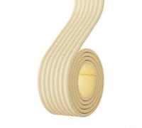 Helilyco Lot de 2 rouleaux de bande auto-scellante anti-bruit 7,5 mm pour porte de maison et boudin de porte et combler les espaces - 2 rouleaux x 2 m (beige)