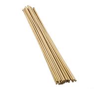 Helilyco Lot de 25 tiges de soudage en laiton 25 mm 30 mm x 25 cm Fil de brasage Oxyacétylène Torche Cuivre Acier Alliage Métal Fix