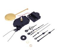 Helilyco Mécanisme de mouvement d'horloge murale professionnel avec pendule de balayage et boîte à musique, kit de réparation en métal à faire soi-même, point de couture, image sans cadre, pièces