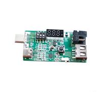 Helilyco Module de déclenchement PD3.1 140 W avec interrupteur DIP | Multi-tension 28 V-5 V, affichage LED en temps réel, sortie DC5525 et USB, connecteurs mâle/femelle, matériau PCB