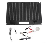 Helilyco Panneau solaire monocristallin 20 V 80 W portable léger IP65 étanche avec revêtement époxy pour voiture pour chargeur et guide d'angle solaire pour caravane pour camping-car, maison, serre