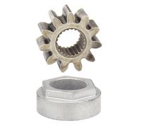 Helilyco Pignon de direction en métal à 11 dents avec bague pour tondeuse à gazon CADET 717-1554 741-04237A 741-04237B