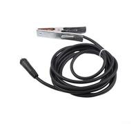 Helilyco Pince de mise à la terre robuste 300 A Câble en cuivre robuste (2 | Corps en cuivre pur, courant de fonctionnement 150 A, longueur de câble de 2 m, design à tête carrée, prise en main sûre