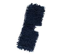 Helilyco Recharge de balai à franges en microfibre de 45,7 cm, pour tampon réutilisable double face, dépoussiérage à sec et nettoyage humide, lavable en machine, 1 paquet
