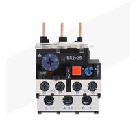 Helilyco Relais de surcharge thermique NR2-25, 0,1-25 A réglable 3 phases pour moteur de protection, compatible avec contacteurs CJX2, IP20 pour coque ignifuge